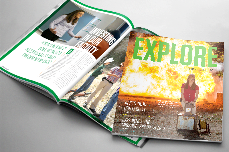 Explore Magazine mockup